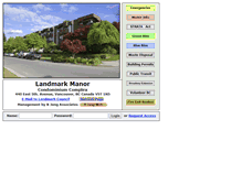 Tablet Screenshot of landmark440.ca